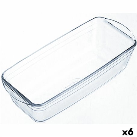 Moule pour four Ô Cuisine Rectangulaire 29 x 12 x 8 cm Transparent (6 Un 88,99 €