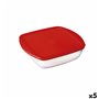 Panier-repas carré avec couvercle Ô Cuisine Cook&store Ocu Rouge 25 x 22 100,99 €