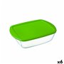 Boîte à repas rectangulaire avec couvercle Pyrex Cook & Store Vert 1,1 L 113,99 €