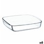 Plat à Gratin Ô Cuisine Carré 25 x 22 x 5 cm Transparent verre (6 Unités 88,99 €