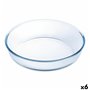 Moule pour four Ô Cuisine Rond Transparent 26 x 26 x 6 cm (6 Unités) 89,99 €