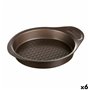 Moule pour four Pyrex Asimetria Rond Noir Ø 26 cm (6 Unités) 99,99 €