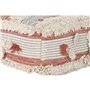 Pouf DKD Home Decor Rayures Orange Blanc 60 x 60 x 25 cm Boho 199,99 €