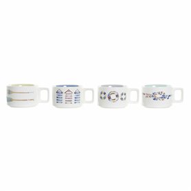 Ensemble de tasses à café DKD Home Decor Bleu Multicouleur Métal Dolomit 36,99 €