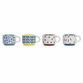 Ensemble de tasses à café DKD Home Decor Multicouleur Jaune Bleu Turquoi 28,99 €