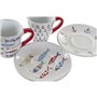 Ensemble de tasses à café DKD Home Decor Métal Multicouleur Grès 130 ml 45,99 €