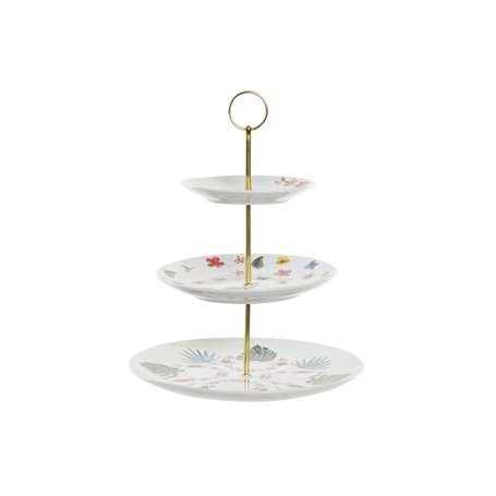 Coupe à fruits DKD Home Decor Multicouleur Métal Porcelaine 27 x 27 x 34 61,99 €