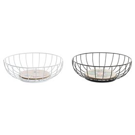 Coupe à fruits DKD Home Decor Multicouleur Métal Bois MDF 28 x 28 x 11 c 48,99 €