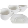 Ensemble de tasses à café DKD Home Decor Naturel Bois d'hévéa Blanc Grès 58,99 €