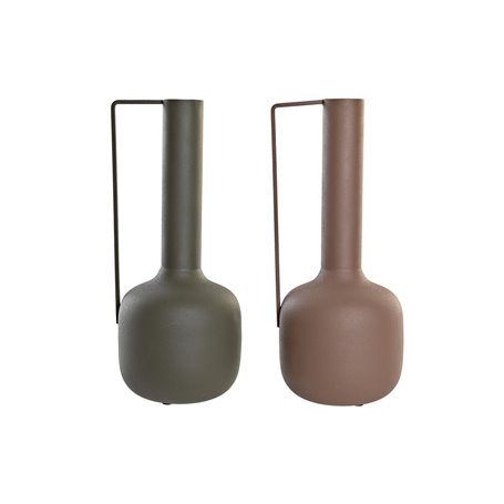 Vase DKD Home Decor 16 x 16 x 38 cm Aluminium (2 Unités) 213,99 €