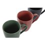 Ensemble de 4 mugs DKD Home Decor Rose Vert Gris foncé 300 ml Grès 48,99 €