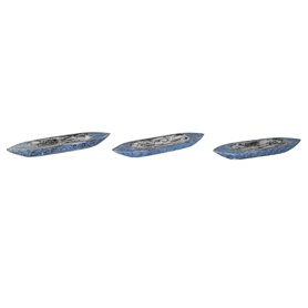 Centre de Table DKD Home Decor 80 x 18,5 x 7 cm Bleu Blanc Blue marine m 149,99 €