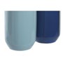 Vase DKD Home Decor 12,5 x 12,5 x 25 cm Blanc Bleu ciel Blue marine Grès 70,99 €