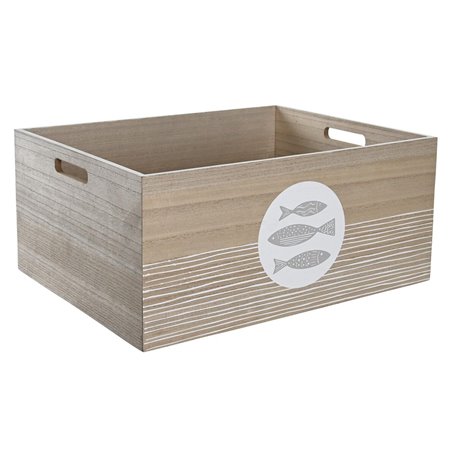 Boîte Décorative DKD Home Decor 50 x 40 x 22,5 cm Spirales Bois MDF médi 117,99 €