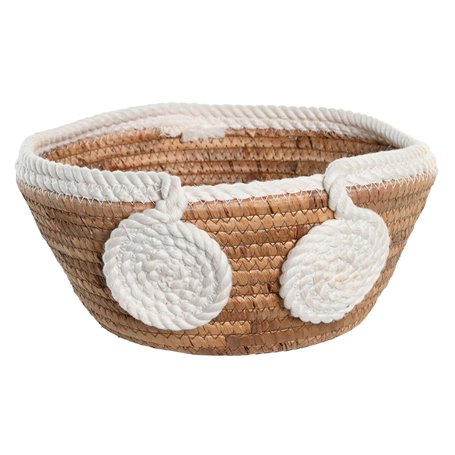 Centre de Table DKD Home Decor 30 x 30 x 14 cm Naturel Blanc Boho 43,99 €