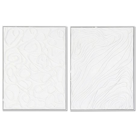 Cadre DKD Home Decor 60 x 3,2 x 80 cm Abstrait Avec relief Urbaine (2 Un 139,99 €