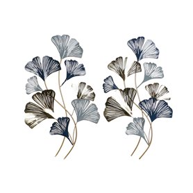 Décoration murale DKD Home Decor 51 x 4 x 90 cm Gris Bleu Doré Moderne F 109,99 €