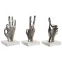 Figurine Décorative DKD Home Decor Argenté 10 x 10 x 20 cm (3 Unités) 91,99 €