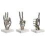 Figurine Décorative DKD Home Decor Argenté 10 x 10 x 20 cm (3 Unités) 91,99 €