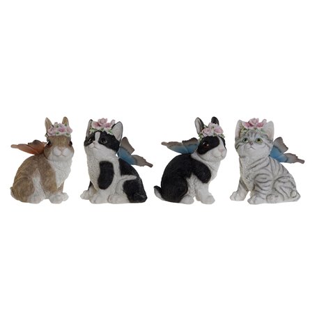 Figurine Décorative DKD Home Decor 11 x 13 x 15 cm animaux (4 Unités) 68,99 €