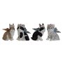 Figurine Décorative DKD Home Decor 11 x 13 x 15 cm animaux (4 Unités) 68,99 €