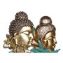 Figurine Décorative DKD Home Decor 22 x 8 x 42,5 cm Noir Doré Buda Turqu 78,99 €