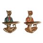 Figurine Décorative DKD Home Decor 17,5 x 13,5 x 26 cm Bleu Doré Marron  69,99 €