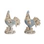 Figurine Décorative DKD Home Decor 14,3 x 7,5 x 20 cm Bleu Turquoise Coq 43,99 €