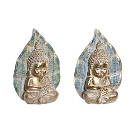 Figurine Décorative DKD Home Decor 12,4 x 5,6 x 17,7 cm Bleu Buda Turquo 45,99 €