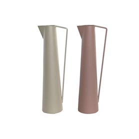 Vase DKD Home Decor 15 x 11 x 45 cm Beige Rose Fer (2 Unités) 92,99 €