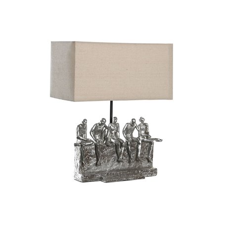 Lampe de bureau DKD Home Decor 36 x 21,5 x 43 cm Argenté Beige Métal Rés 125,99 €