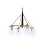 Suspension DKD Home Decor 50 x 50 x 144 cm Verre Doré Métal 50 W 199,99 €