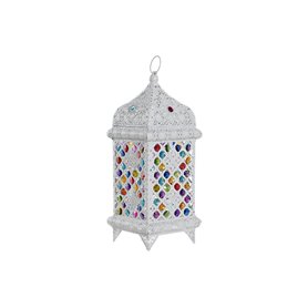 Lampe de bureau DKD Home Decor 18 x 18 x 46 cm Métal Blanc Multicouleur  77,99 €