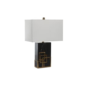 Lampe de bureau DKD Home Decor 40 x 23 x 58 cm Noir Doré Métal Blanc 220 209,99 €