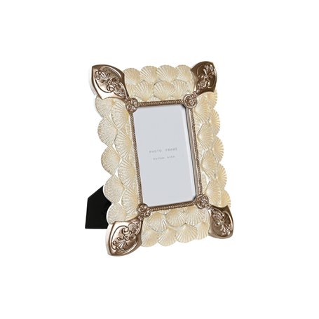 Cadre photo DKD Home Decor 20,4 x 2,5 x 26 cm Cuivre Blanc Résine Romant 26,99 €