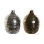 Vase DKD Home Decor 20 x 20 x 28,5 cm Argenté Doré Aluminium Moderne (2  93,99 €