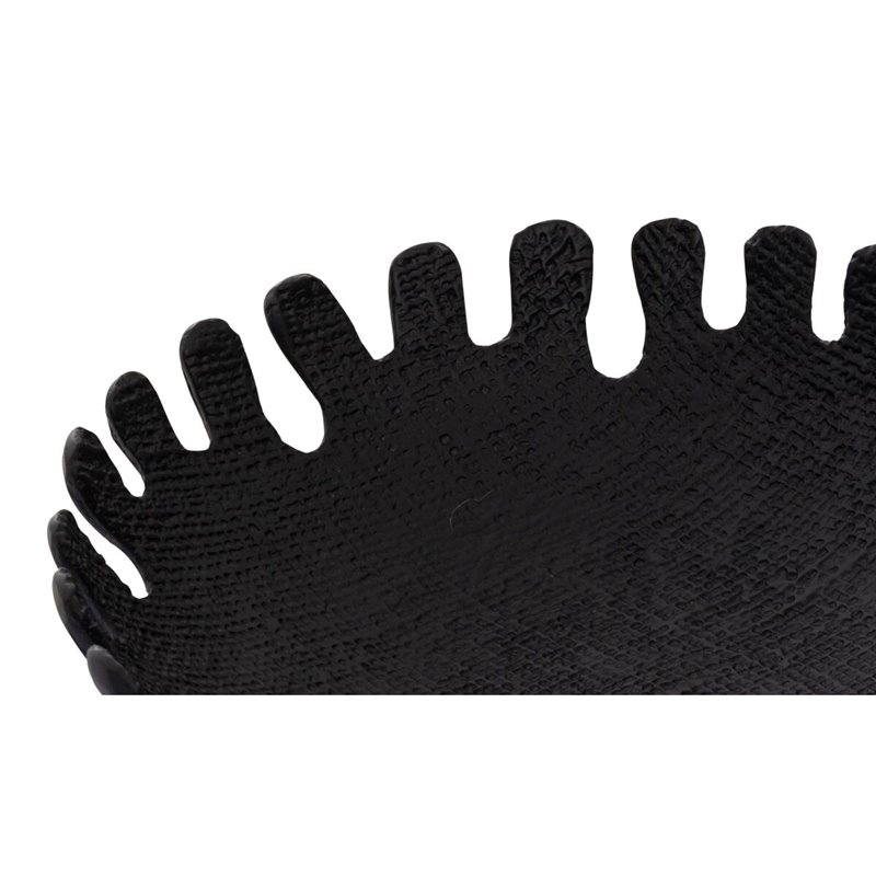 Image secondaire de Centre de Table DKD Home Decor Noir Doré Moderne 32 x 32 x 9 cm (2 Unités)