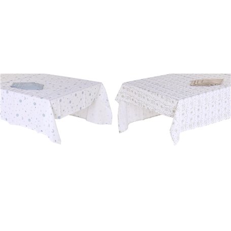 Nappe et serviettes de table DKD Home Decor 150 x 150 x 0,5 cm Bleu Marr 89,99 €