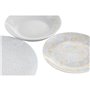 Service de Vaisselle DKD Home Decor Porcelaine Bleu Rose Blanc 27 x 27 x 159,99 €