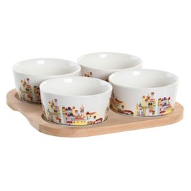 Ensemble à apértif DKD Home Decor 19,7 x 19,7 x 1 cm Naturel Bleu Multic 30,99 €