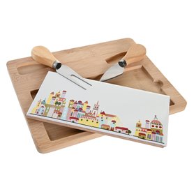 Ensemble à apértif DKD Home Decor 24,5 x 20 x 1,2 cm Rouge Blanc Multico 30,99 €