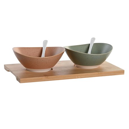 Ensemble à apértif DKD Home Decor 29 x 15,5 x 1,5 cm Porcelaine Multicou 37,99 €