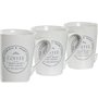 Lot de tasses avec soucoupes DKD Home Decor Métal Blanc 300 ml Grès Carr 46,99 €