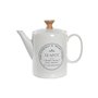 Théière DKD Home Decor Blanc Grès 1 L 33,99 €