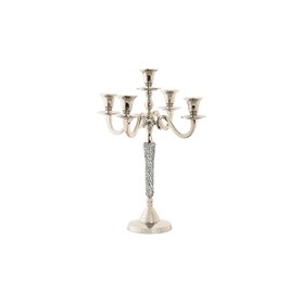 Pot à Bougie DKD Home Decor Argenté Aluminium Acrylique 26 x 26 x 36 cm 84,99 €