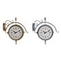 Horloge Murale DKD Home Decor 43 x 14,5 x 47 cm Verre Gris Doré Fer Trad 169,99 €