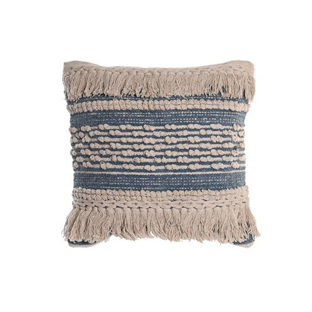 Coussin DKD Home Decor Bleu 45 x 10 x 45 cm Blanc Boho 59,99 €