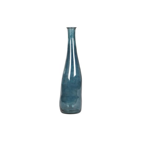 Vase DKD Home Decor 18 x 18 x 80 cm Bleu Verre trempé 118,99 €