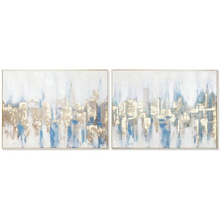 Cadre DKD Home Decor New York Loft 80 x 3,5 x 60 cm (2 Unités) 290,99 €