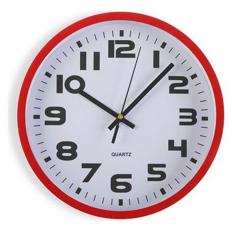 Horloge Murale Versa Rouge Plastique 3,8 x 25 x 25 cm 23,99 €